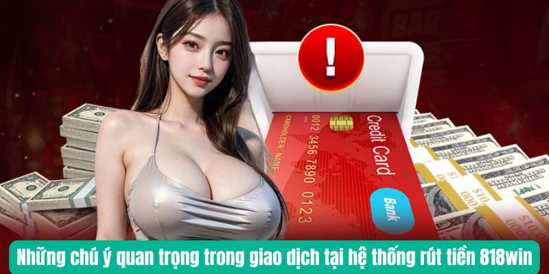 Những chú ý quan trọng trong giao dịch tại hệ thống rút tiền 818win